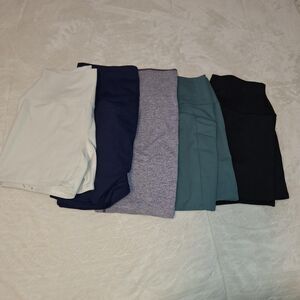 Gym 5" inseam Bike Shorts Lot, Women's large